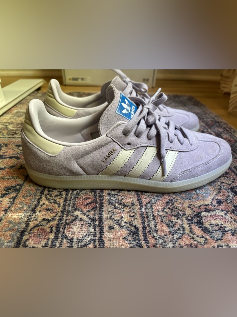 adidas Samba Sneakers in Lavender